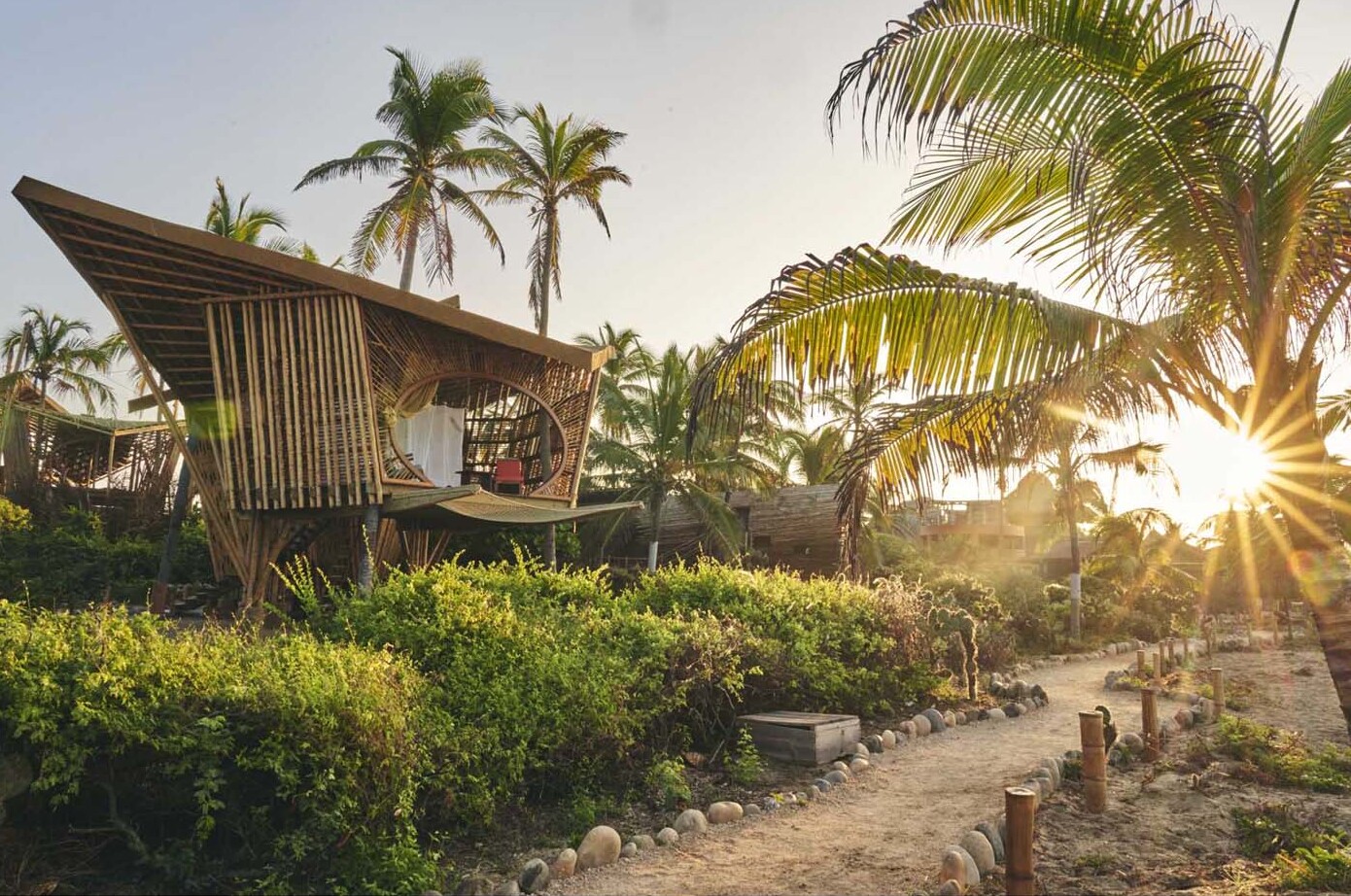 bamboo tree house 